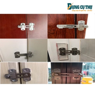 🛠 ⚒ Khóa cửa chốt móc xoay , chốt khóa cửa lùa Inox 🛠