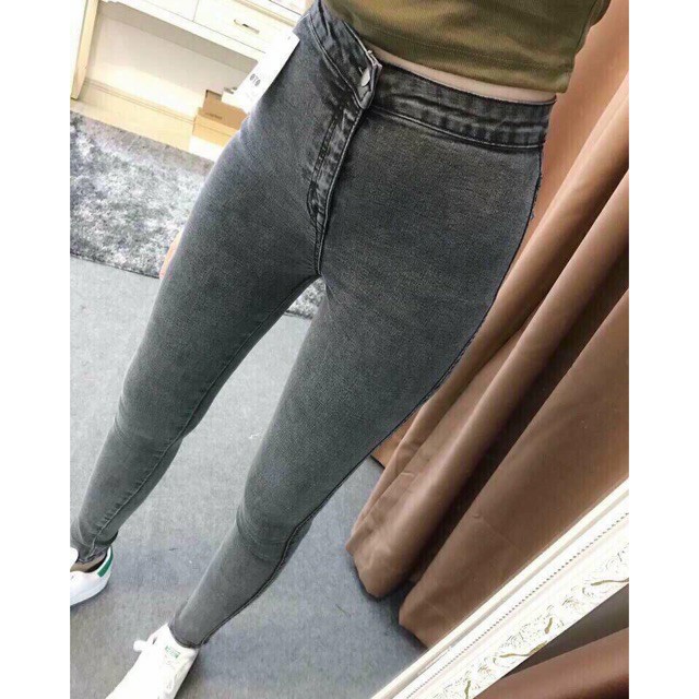Quần Jeans Nữ Cạp Cao Siêu Co Giãn Ms : 007 | BigBuy360 - bigbuy360.vn