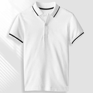 Áo thun nam vải trơn có cổ tay ngắn giá rẻ polo Áo Polo nam ngắn tay cổ bẻ Viền Tay LAT0023