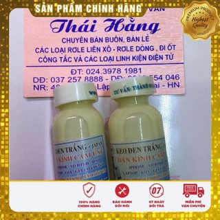 Keo đen trắng dán cho các thiết bị âm thanh giá 1 chai