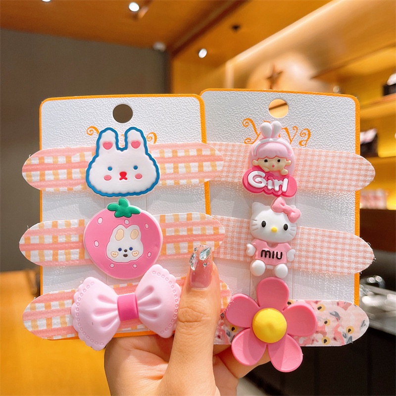 Set 3 Miếng Dán Tóc Cố Định Chống Gãy Rụng, Không Gây Đau Đầu Cho Bé