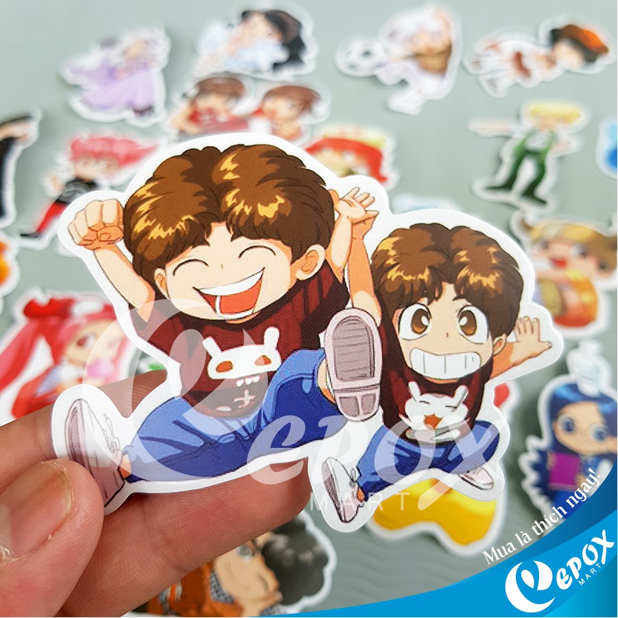 [RẺ VÔ ĐỊCH] Sticker Lớp học mật ngữ / 12 cung hoàng đạo - Bộ gồm 24 tờ