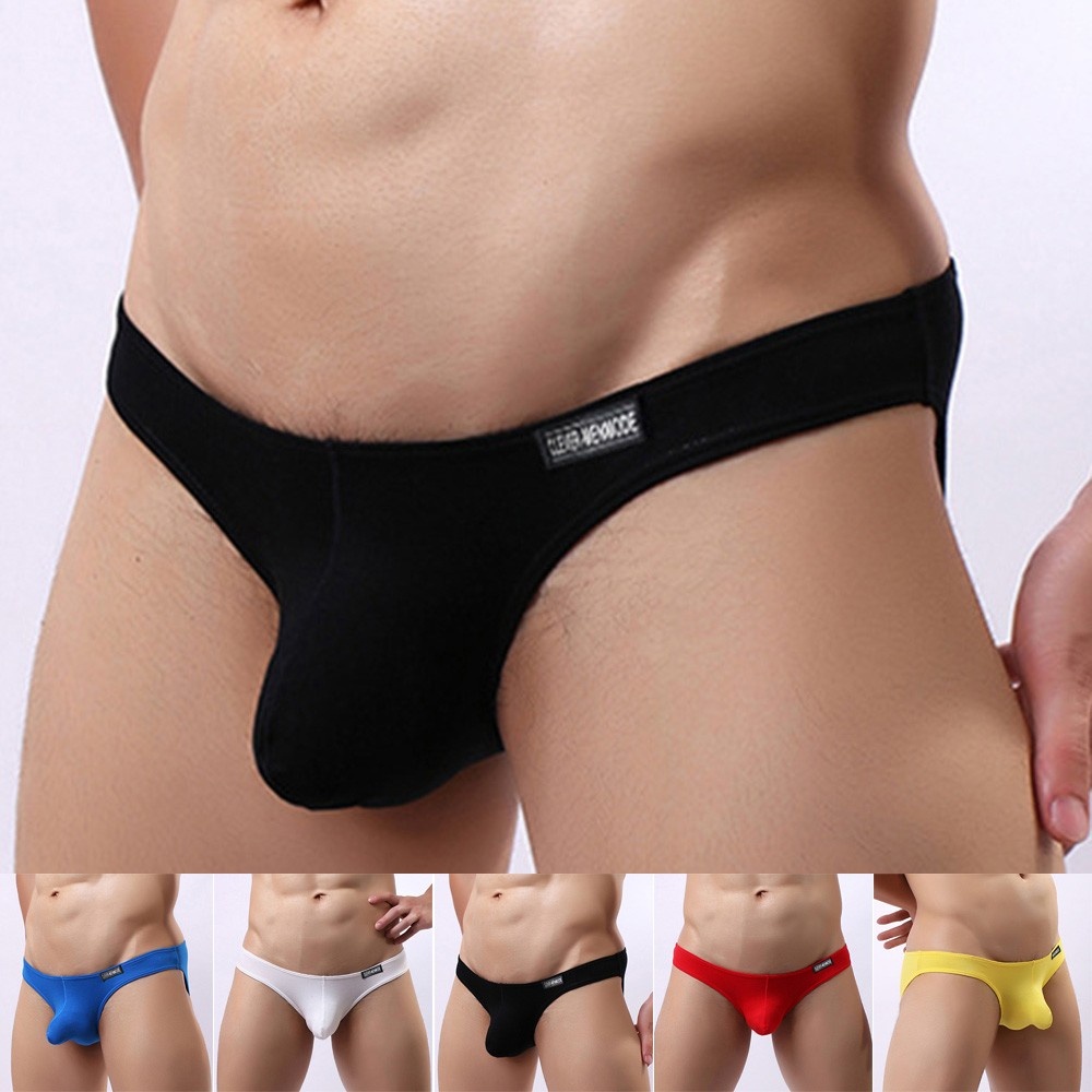 Mens Sexy Boxer Briefs Thongs Underwear Cool Pouch Bikini Underpants M-XL