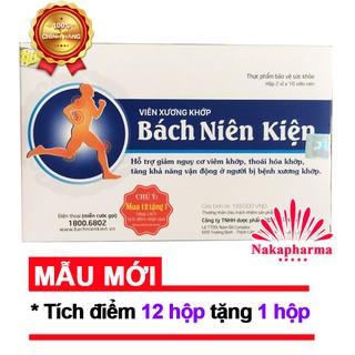 ✅ [12 TẶNG 1] Viên xương khớp Bách Niên Kiện – Giảm nguy cơ viêm khớp, thoái hoá khớp, đau mỏi vai gáy
