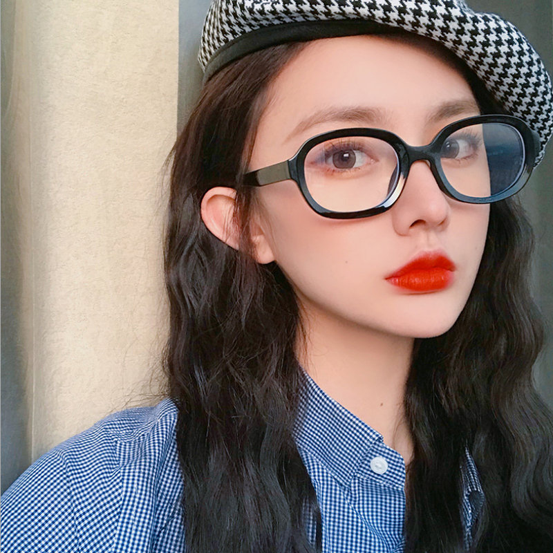 Kính Mát Gọng Oval Thời Trang Hàn Quốc Cho Nữ