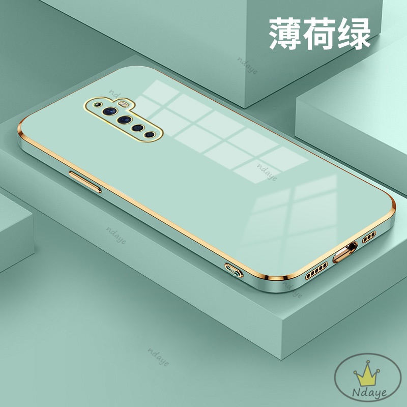 Ốp Lưng Reno 2F Reno2 Reno3 Reno Reno7Z Reno6Z A91 Ốp Điện Thoại Tpu Màu Trơn Bảo Vệ Camera Cho OPPO RENO 2F NDYZB