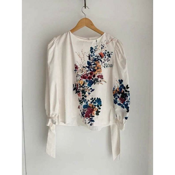 ÁO SƠ MI NỮ IN HOA SIÊU ĐẸP