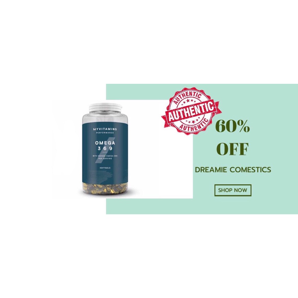 Viên Uống Omega 369 Myvitamins Hộp 120 viên