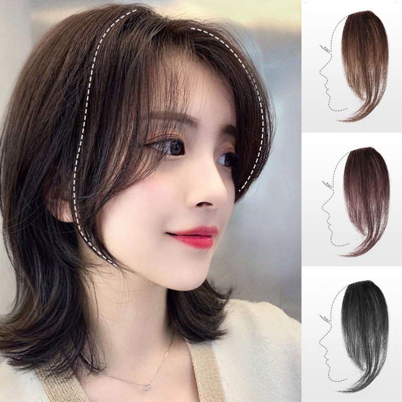 Mái Tóc Giả Kẹp Tàng Hình Không Đường May Thời Trang