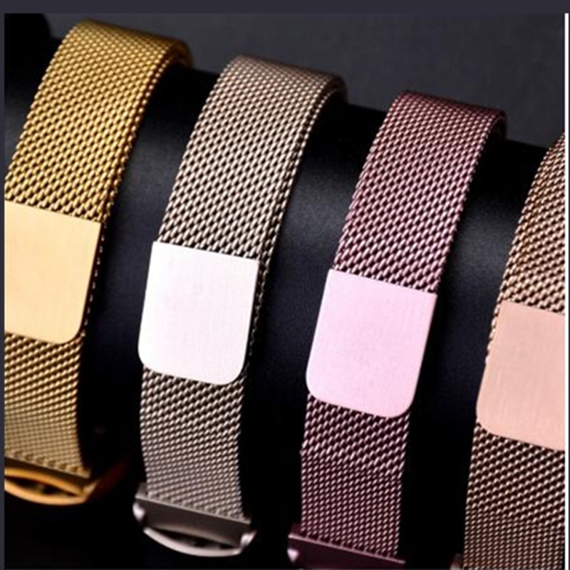 Dây Đeo Thay Thế Chất Liệu Thép Không Gỉ Thiết Kế Nhiều Lỗ Cho Xiaomi Mi Band 4 3