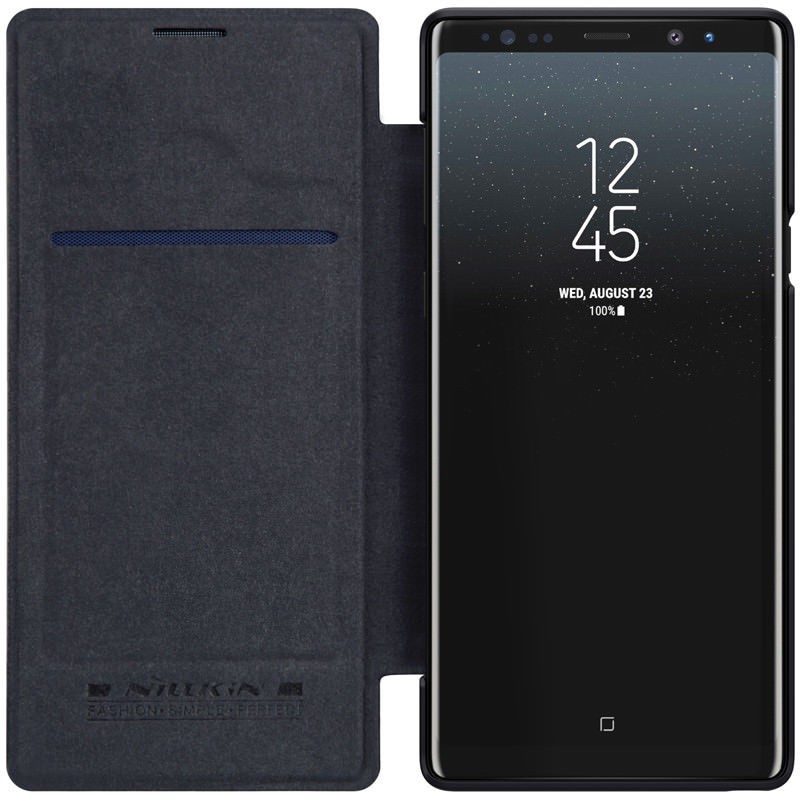Bao da xịn Nillkin QIN hàng da thật cho điện thoại Samsung Galaxy Note 8, Samsung Galaxy Note 9, Note 10+ Plus