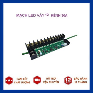 Mạch led vẫy 12 kênh 30A điều khiển biển led vẫy