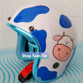 Nón bảo hiểm bò sữa giá rẻ chính hãng BH 1 năm