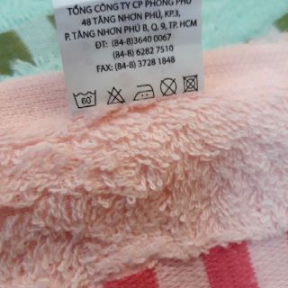 Combo 05 Khăn tắm cotton Phong Phú 60*120cm