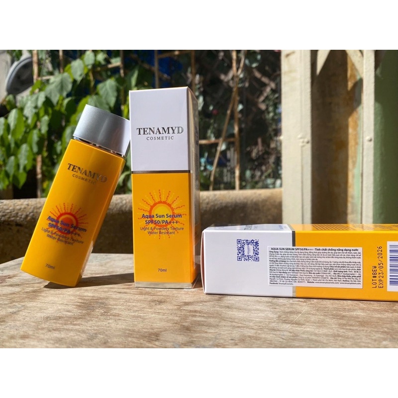 Huyết Thanh Chống Nắng Tenamyd SPF 50/PA+++ Aqua Sun Serum