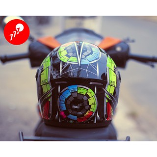 NÓN BẢO HIỂM FULLFACE GXT TEM ĐỒNG HỒ