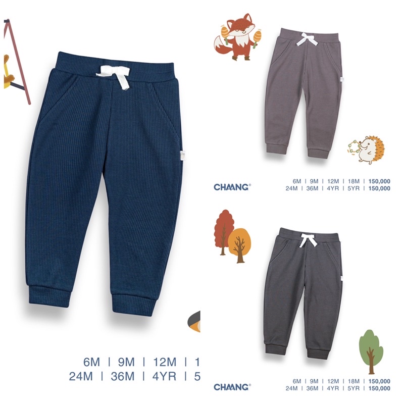 Chaaang 2022- Quần jogger dài cho bé trai Chaang Ss2022D10