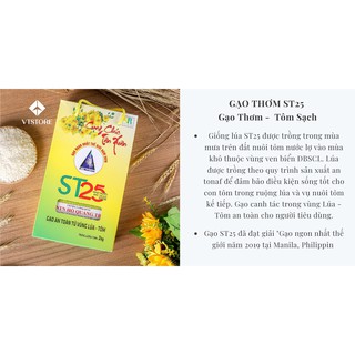 Gạo ST25 Lúa Tôm - Đặc sản Sóc Trăng