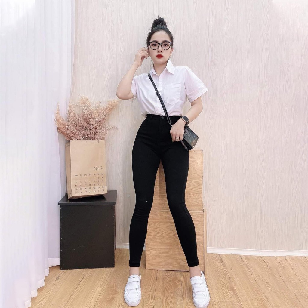 Quần Jean nữ lưng cao rách gối Bigsize CHANY STORE Q02 | BigBuy360 - bigbuy360.vn