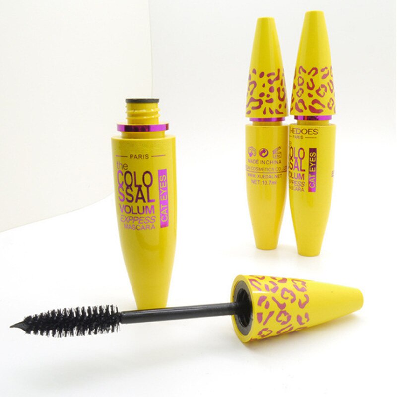 Mascara Sợi Tơ 4D Màu Đen Chuốt Mi Cong Vút Và Dày Hơn Kháng Nước Lâu Trôi