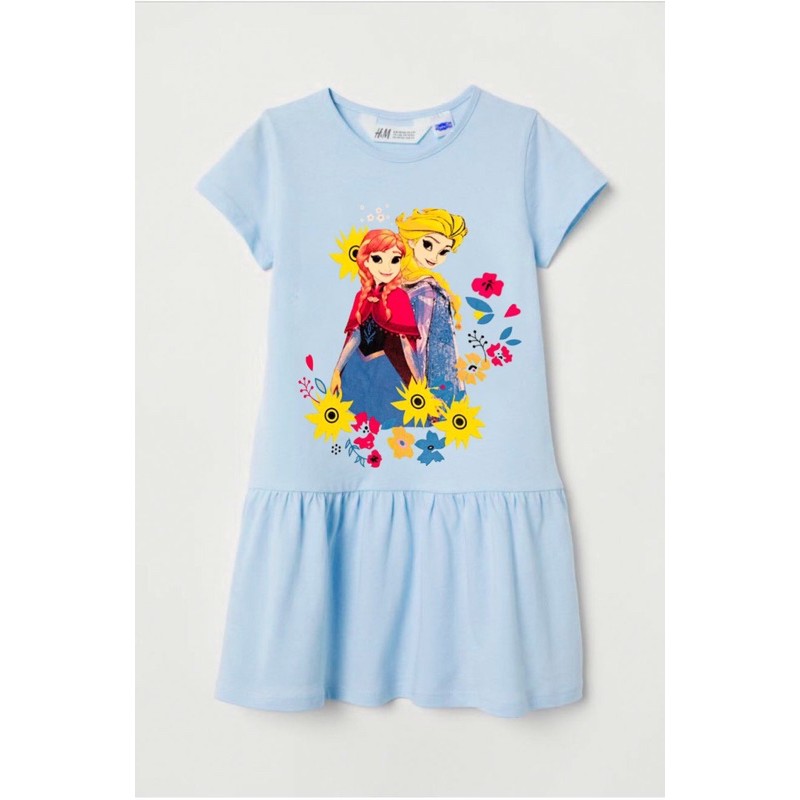 Váy bé gái H&amp;M đuôi cá xuất dư cotton mát size2-14t (13-35ky)