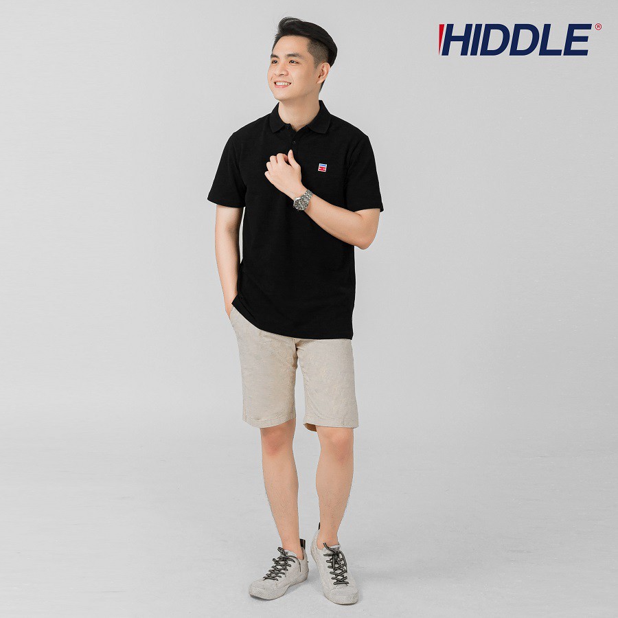 Áo polo nam basic, áo thun nam có cổ logo ngực trái  2 màu HIDDLE 810201/810202 | BigBuy360 - bigbuy360.vn