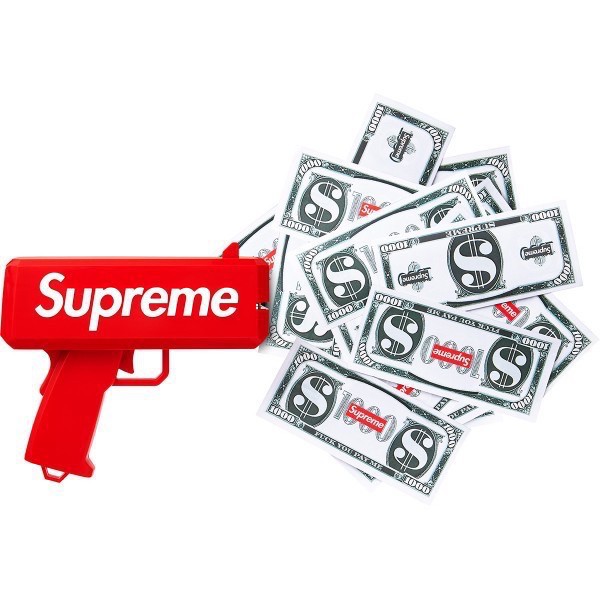 Súng Bắn Tiền SUPREME Siêu Ngầu - Gun Money Full Box Kèm 100 tờ $$$