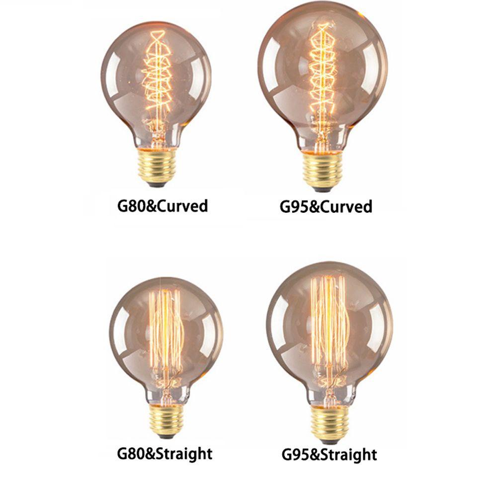 YOLA 1 Đuôi Đèn Dây Tóc Edison E27 Màu Trắng Ấm Phong Cách Cổ Điển