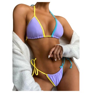 【niaorenmall.vn】Bikini Phối Dây Có Đệm Mút Gợi Cảm