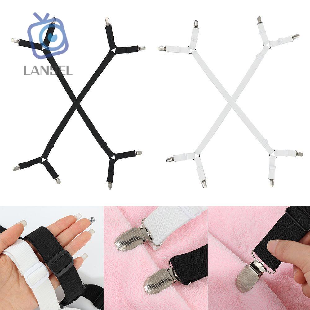 Dây Kẹp Ga Giường Co Giãn Chống Trượt Nhiều Màu Sắc Tùy Chọn Dành Cho Gia Đình