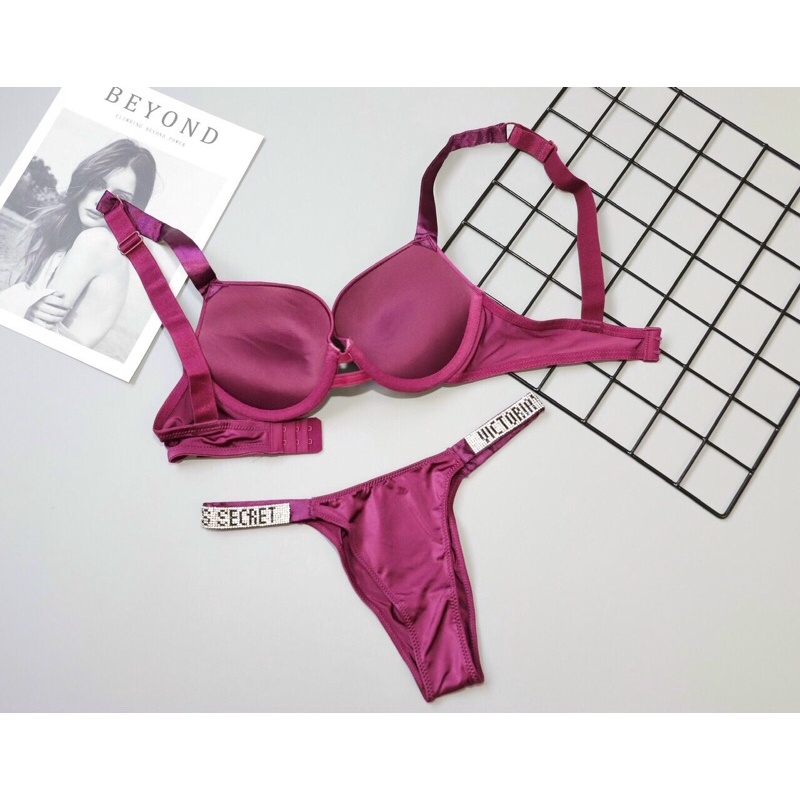 Set bộ lót vic dây đá xịn đủ màu