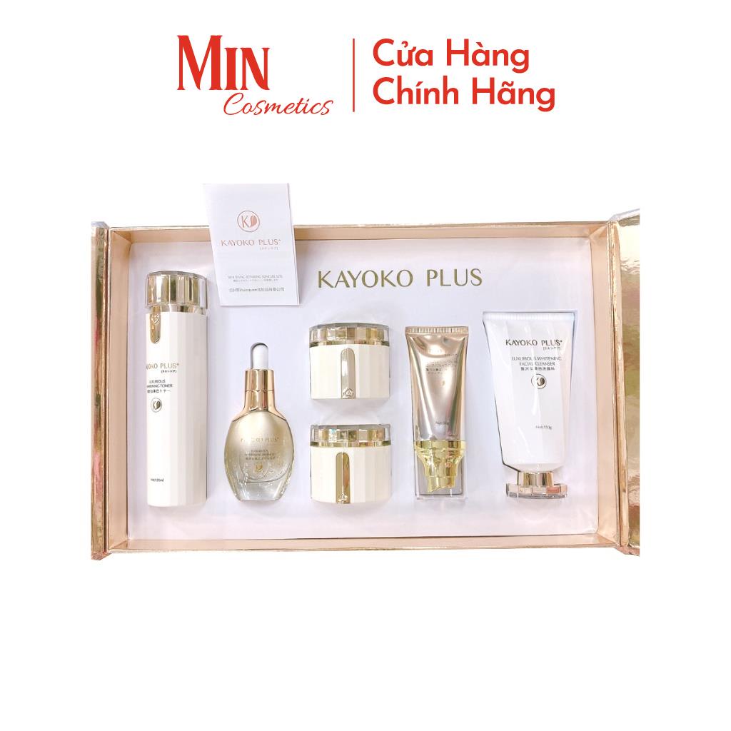 Bộ Mỹ Phẩm Kayoko Plus+ 6in1 Cao Cấp Làm Trắng Da, Giúp Da Mềm Mại - Phục Hồi Vùng Da Bị Hư Tổn