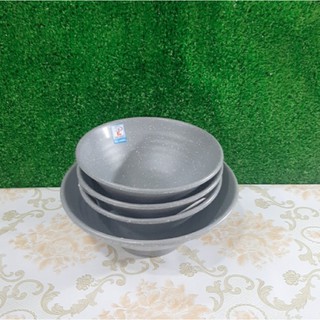 Tô nhựa melamine X17N,X18N màu xám, nhà hàng sang trọng - Cao Cấp