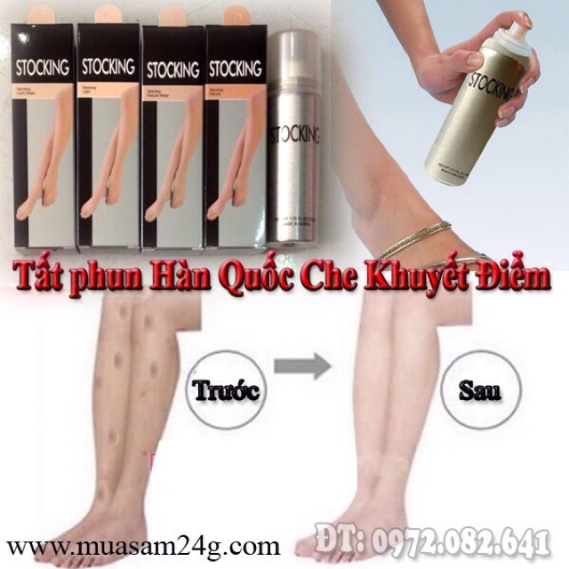 Tất phun hàn quốc stocking 50ml/80ml/100ml/150ml | BigBuy360 - bigbuy360.vn
