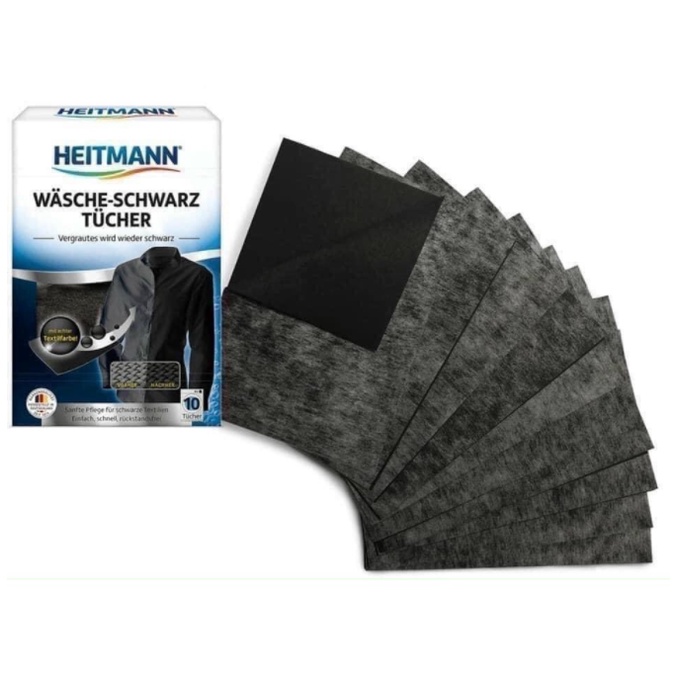 Giấy giữ màu quần áo cho đồ đen, làm mới, giữ màu đen khi giặt Heitmann Đức - Shop Viloet