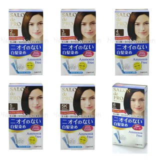 Thuốc nhuộm tóc phủ bạc tự nhiên salon de pro nhật bản