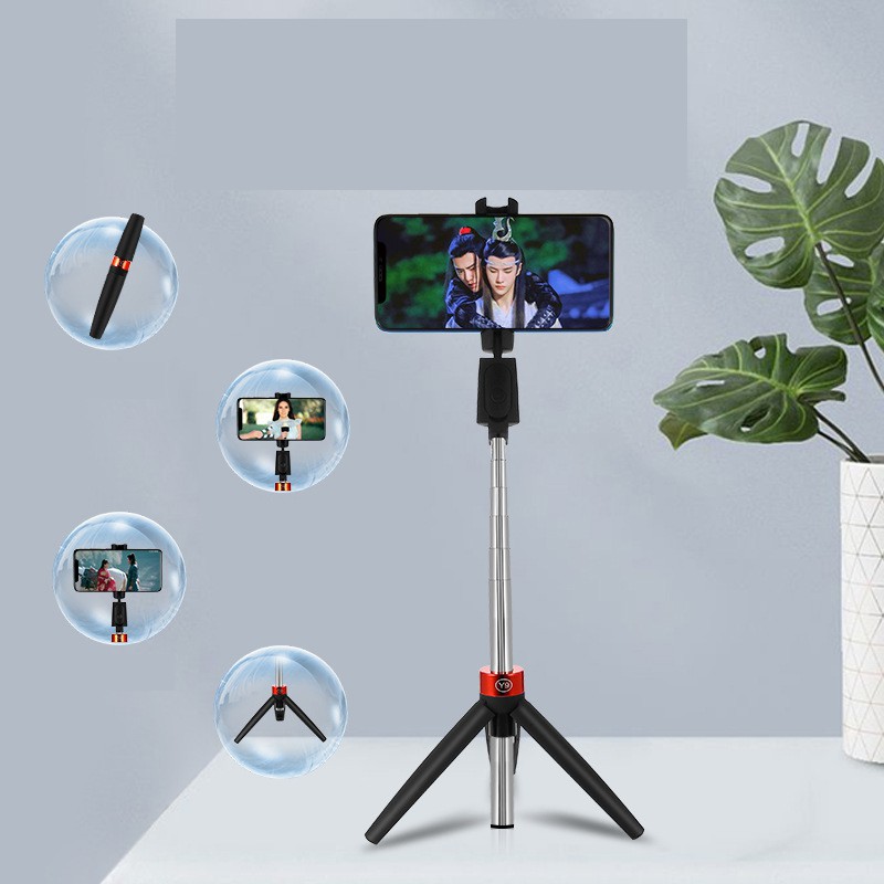 Tripod Bluetooth Gậy Selfie Chụp Hình Chống Rung Cao Cấp Có Chân Đỡ Dary