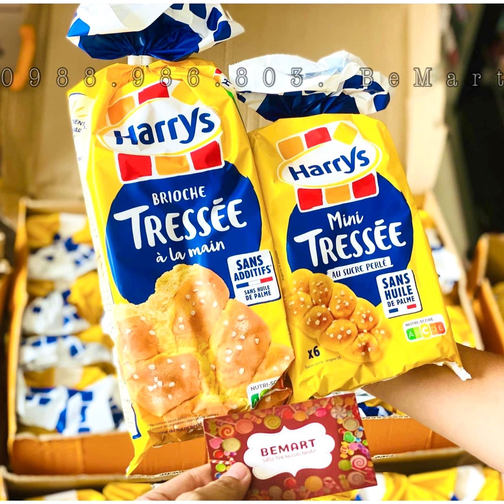 BÁNH MÌ HOA CÚC PHÁP Harrys Brioche Tressée Ổ 210GR / 500GR