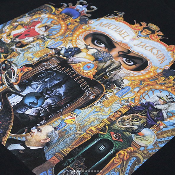 Áo thun tay ngắn in hình Michael Jackson cá tính