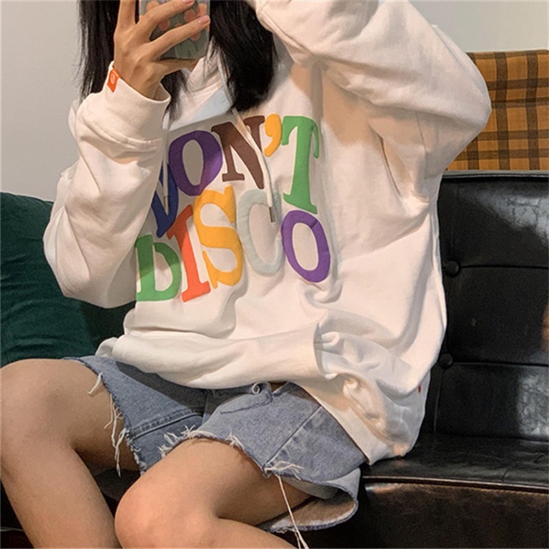 NRVP Mới Áo Hoodie Dáng Rộng Phong Cách Hàn Quốc 2021