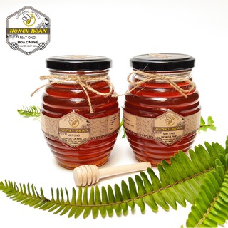 Combo 2 Hũ 500Gr MẬT ONG HONEYBEAN - Mật Ong Hoa Cà Phê Nguyên Chất