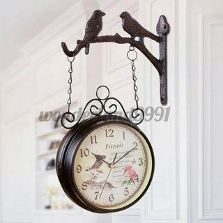 Đồng Hồ Treo Tường Hình Tròn Phong Cách Vintage