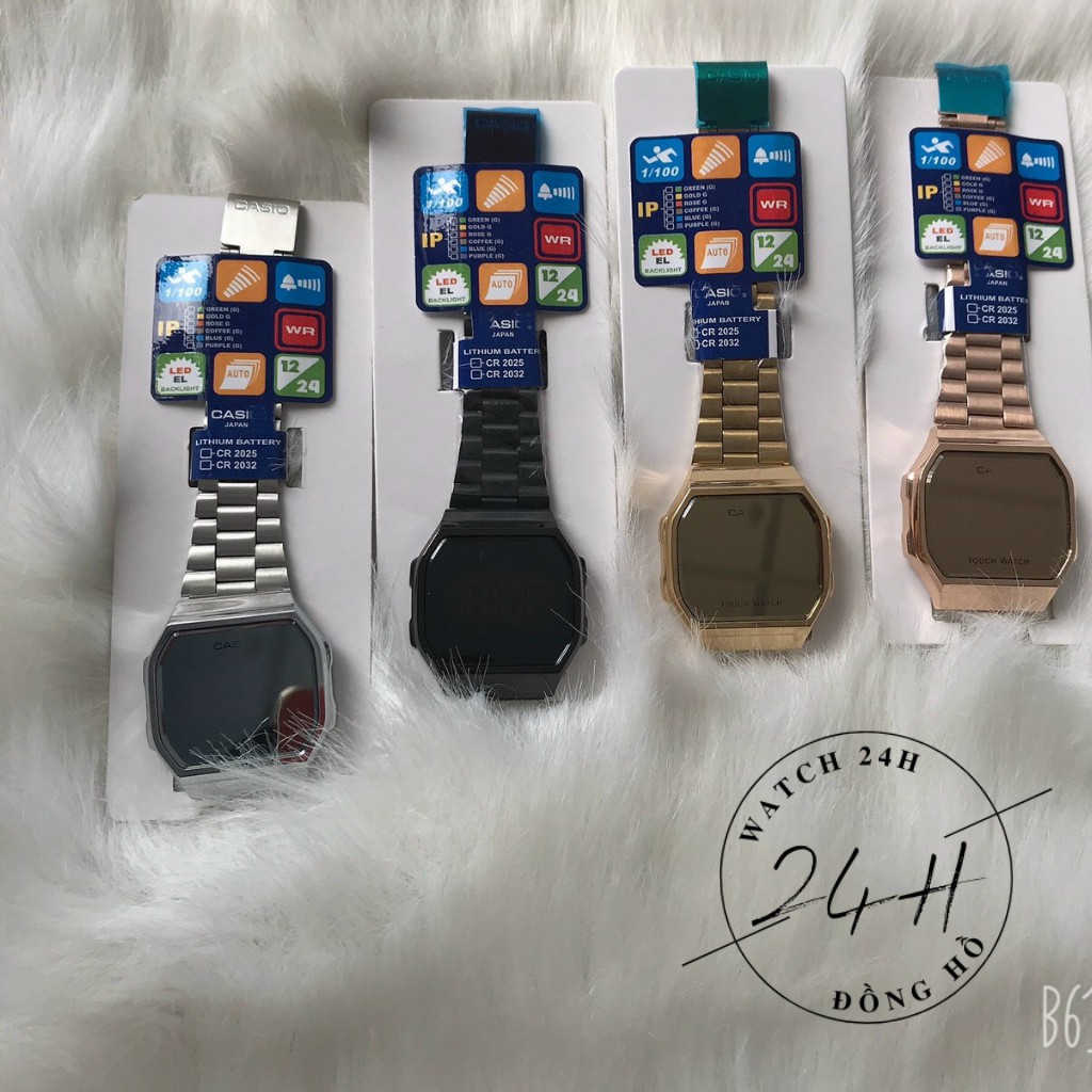 Đồng hồ nam, nữ Tráng gương LED cảm ứng cao cấp, dây thép sang trọng cho giới trẻ | BigBuy360 - bigbuy360.vn