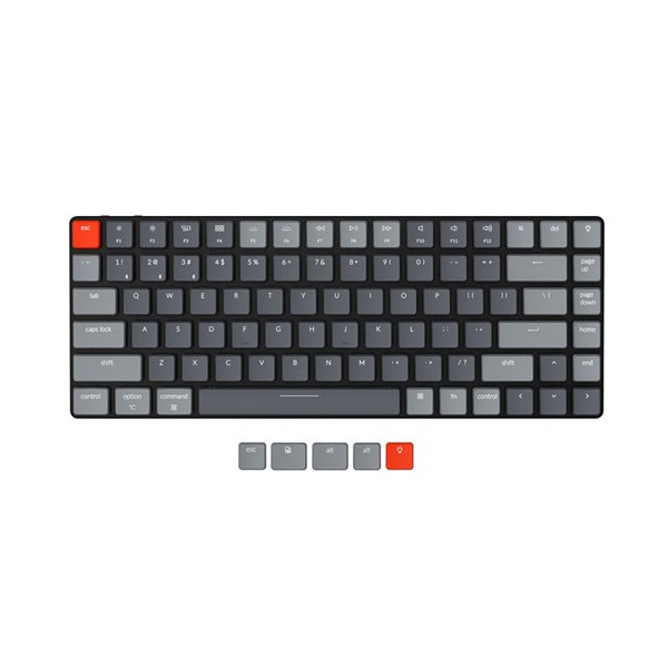 Bàn phím cơ Keychron K3V2 Nhôm Led Đơn - Red Switch - Hot Swap