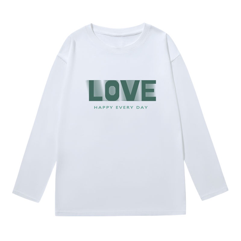 NRVP Áo Thun Nữ Dài Tay Dáng Rộng Phong Cách Hàn Quốc Mới