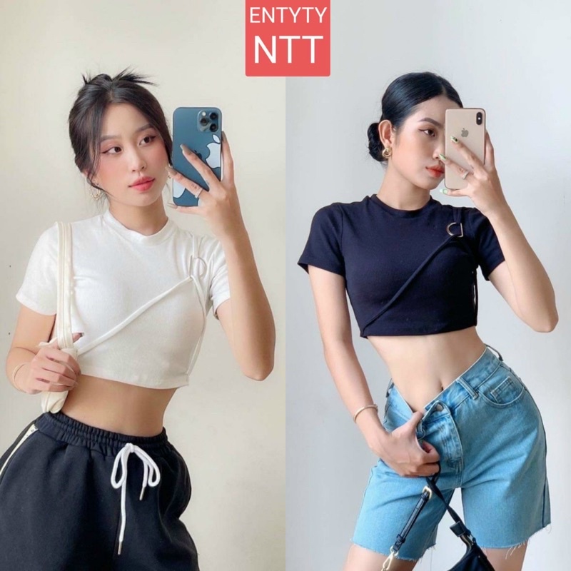 ÁO CROPTOP KHOEN D