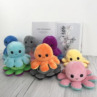 Octopus Gấu Bông Bạch tuộc cảm xúc 2 mặt nhiều màu Đồ chơi trẻ em sang trọng nhiều màu vải nhung cao cấp co dãn 4 chiều octopus plush toy biểu cảm thú nhồi bông nhiều màu đáng yêu kute hot nhất Tiktok hiện nay nhiều màu, kích thước 22cm