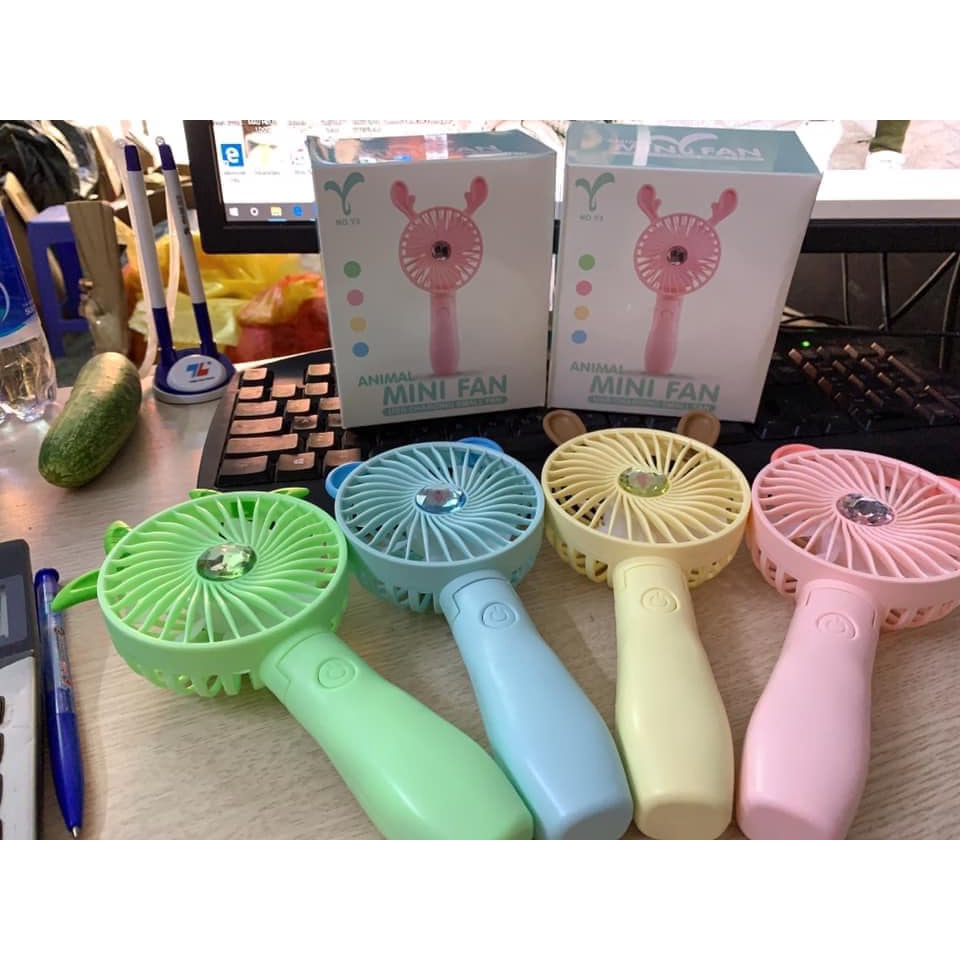 Quạt Mini Cầm Tay Sạc Điện Cao Cấp ANIMAL MINI FAN