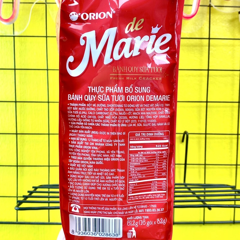 Bánh quy sữa tươi de Marie