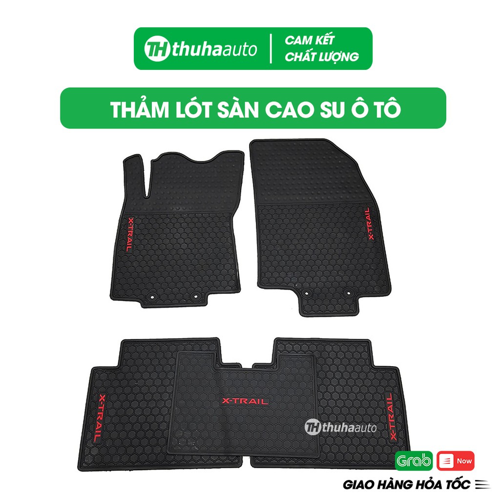 Thảm lót sàn cao su Nissan- Xtrail 2017+++ chất liệu cao su đúc dễ dàng vệ sinh lắp đặt bền đẹp 7-10 năm